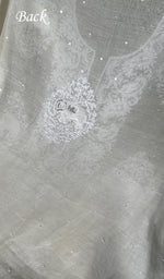 Load image into Gallery viewer, Hunar Women&#39;s Lakhnavi Handcrafted Mul Chanderi Kurta And Dupatta Set - HONC0295595
