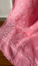 Load image into Gallery viewer, Women&#39;s Lakhnavi Handcrafted Cotton Chikankari Saree - HONC0232513
