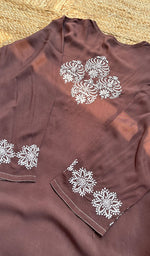 Load image into Gallery viewer, Women&#39;s Lucknowi Handcrafted Modal Cotton Chikankari Kurti - HONC0301055
