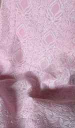 Load image into Gallery viewer, Alayna Women&#39;s Lakhnavi Handcrafted Unstitched Cotton Chikankari Suit Material - HONC0294567
