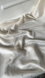 Load image into Gallery viewer, Women's Lucknowi Handcrafted Chanderi Silk Unstitched Chikankari Kurta and Dupatta Set- HONC0304296