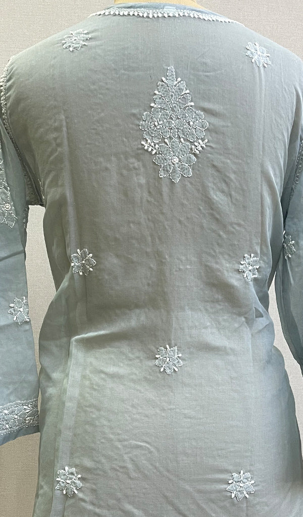 Women's Lucknowi Handcrafted Cotton Chikankari Top - HONC0165288