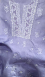 Load image into Gallery viewer, Farah Women's Lakhnavi Handcrafted Unstitched Cotton Chikankari Suit Material - HONC0298921