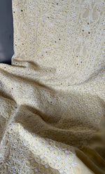 Load image into Gallery viewer, Women&#39;s Lakhnavi Handcrafted Unstitched Cotton Chikankari Suit Material - HONC0264459
