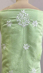 将图像加载到图库查看器中， Women&#39;s Lakhnavi Handcrafted Cotton Chikankari Unstitched Kurti Fabric - HONC01923070

