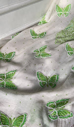 Load image into Gallery viewer, Titlee Women's Lakhnavi Handcrafted Mul Chanderi Kurta And Dupatta Set - HONC0378400