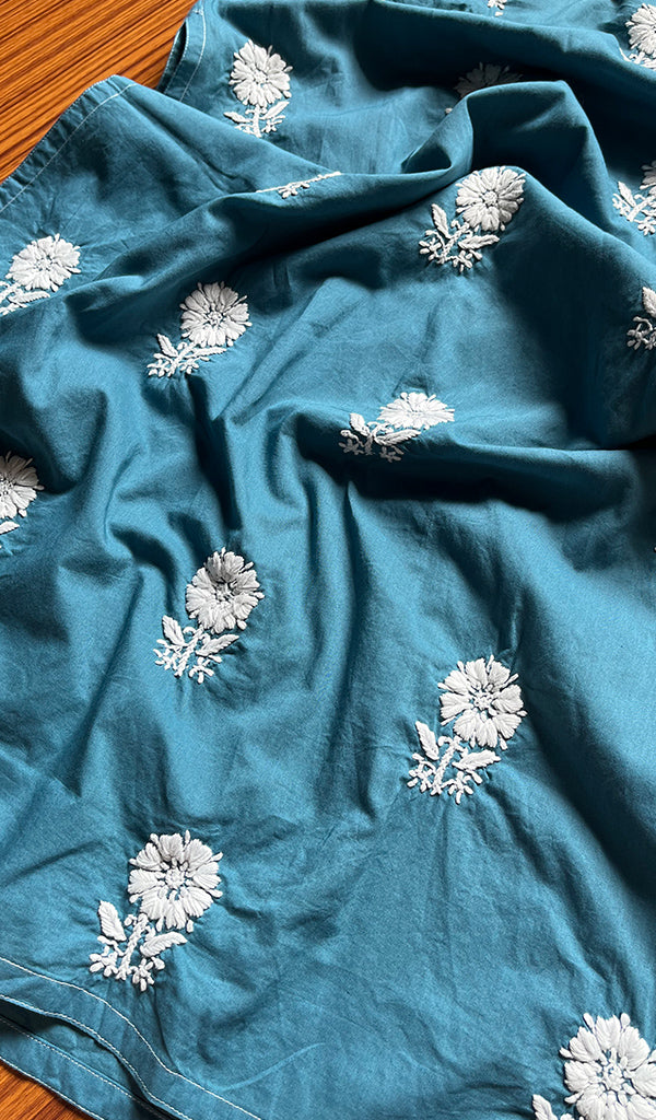 Women's Lucknowi Handcrafted Cotton Chikankari Kurti - HONC0300978