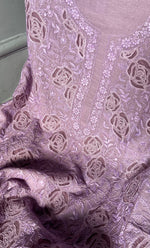 Load image into Gallery viewer, Women&#39;s Lakhnavi Handcrafted Mul Chanderi Unstitched Kurta And Dupatta Set- HONC0312990
