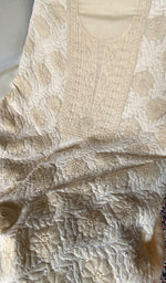 将图像加载到图库查看器中， Women's Lakhnavi Handcrafted Cotton Unstitched Chikankari Suit Material - HONC0365119
