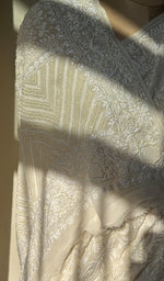 Load image into Gallery viewer, Women&#39;s Lakhnavi Handcrafted Pure Silk Georgette Chikankari - HONC0232425
