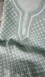 Load image into Gallery viewer, Women&#39;s Lakhnavi Handcrafted Cotton Chikankari Suit Material - HONC0291770
