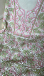 Load image into Gallery viewer, Sidra Women&#39;s Lakhnavi Handcrafted Cotton Chikankari Suit Material - HONC0284969
