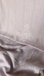 将图像加载到图库查看器中， Aarya Lucknowi Handcrafted Cotton Unstitched Chikankari Unstitched Unisex Kurta Fabric - HONC0888456