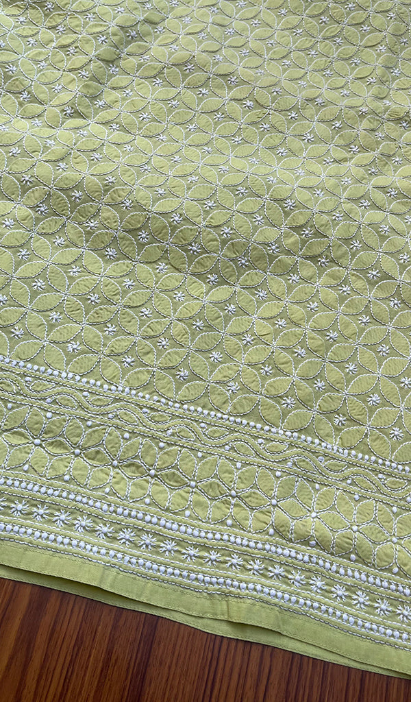 Women's Lakhnavi Handcrafted Cotton Chikankari Kurti - HONC0274210