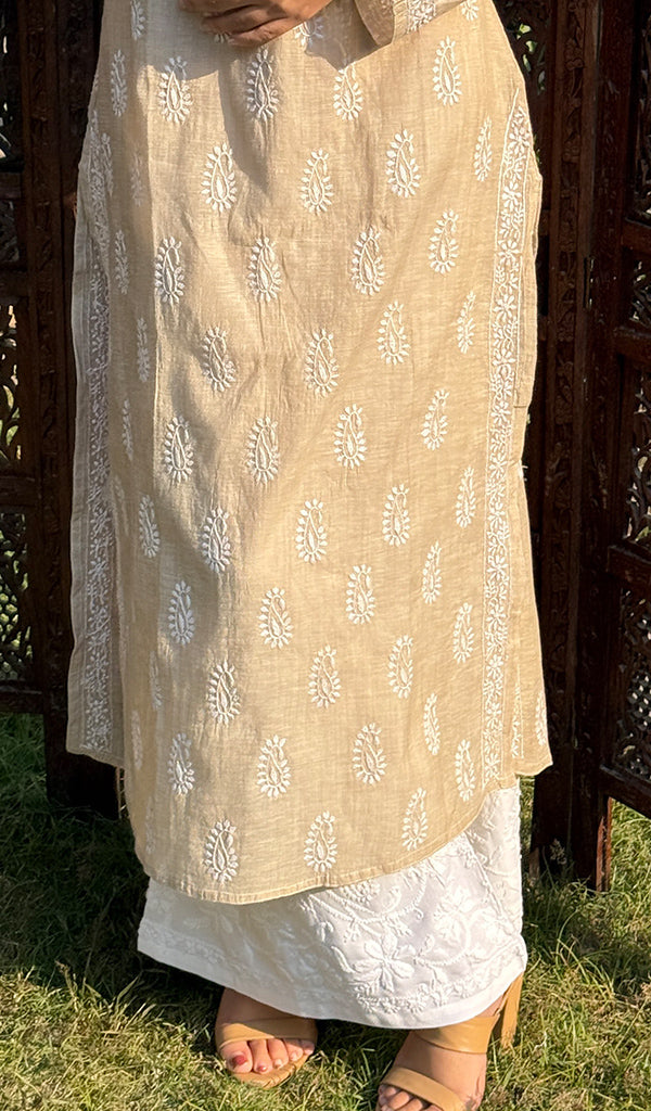 Women's Lucknowi Handcrafted Rayon Chikankari Palazzo - HONC0254863