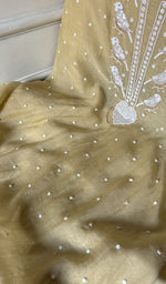 Load image into Gallery viewer, Chidiya Women's Lakhnavi Handcrafted Mul Chanderi Unstitched Kurta And Dupatta Set- HONC0349590
