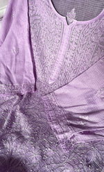 将图像加载到图库查看器中， Women&#39;s Lakhnavi Handcrafted Kota Cotton Semi - Stitched Kurta And Dupatta Set- HONC0314210
