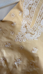 Load image into Gallery viewer, Women's Lakhnavi Handcrafted Unstitched Cotton Chikankari Suit Material - HONC0364004