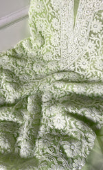 Load image into Gallery viewer, Women&#39;s Lucknowi Handcrafted Faux-Georgette Chikankari Suit Material - HONC0315343
