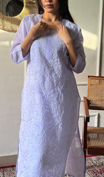将图像加载到图库查看器中， Anisa Women's Lakhnavi Handcrafted Cotton Chikankari Kurti - HONC0356958