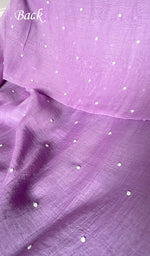 将图像加载到图库查看器中， Women's Lakhnavi Handcrafted Unstitchd Mul Chanderi Kurta And Dupatta Set - HONC0330025