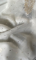 将图像加载到图库查看器中， Alfia Women&#39;s Lakhnavi Handcrafted Pure Organza Chikankari Unstitched Kurta And Dupatta Set- HONC0326234
