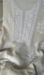 Load image into Gallery viewer, Women&#39;s Lakhnavi Handcrafted Mul Chanderi Kurta And Dupatta Set - HONC0292180
