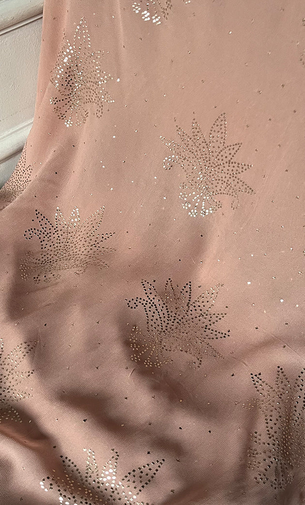 Women's Lucknowi Handcrafted Viscose Georgette Unstitched Chikankari Suit Material -  HONC0336839