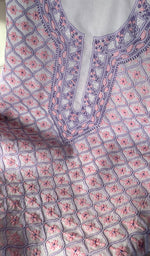 Load image into Gallery viewer, Women&#39;s Lakhnavi Handcrafted Cotton Chikankari Suit Material - HONC0291811
