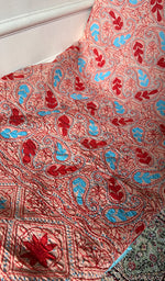 Load image into Gallery viewer, Misba Women's Lakhnavi Handcrafted Unstitched Cotton Chikankari Suit Material - HONC073818