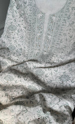 将图像加载到图库查看器中， Women&#39;s Lakhnavi Handcrafted Maheshwari Mul Chanderi UnStitched Kurta And Dupatta Set - HONC0278903
