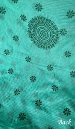 Load image into Gallery viewer, Women&#39;s Lakhnavi Handcrafted Kota Cotton Chikankari Unstitched Kurti Fabric - HONC031312
