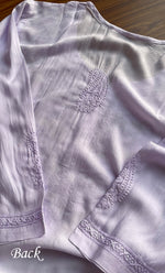 将图像加载到图库查看器中， Women&#39;s Lucknowi Handcrafted Modal Cotton Chikankari Kurti - HONC0264897
