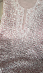 将图像加载到图库查看器中， Alina Women's Lakhnavi Handcrafted Cotton Unstitched Chikankari Suit Material - HONC0274642