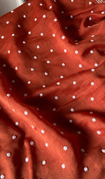 Load image into Gallery viewer, Women's Lakhnavi Handcrafted Mul Chanderi Semi- stitched Kurta And Dupatta Set- HONC0328241