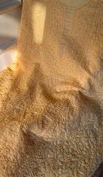 Load image into Gallery viewer, Women&#39;s Lakhnavi Handcrafted Unstitched Cotton Chikankari Suit Material - HONC0294086
