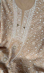 将图像加载到图库查看器中， Mehr Women&#39;s Lakhnavi Handcrafted Maheshwari Mul Chanderi Kurta And Dupatta Set - HONC0285403
