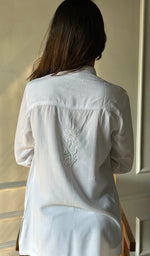 Load image into Gallery viewer, Women&#39;s Lakhnavi Handcrafted Cotton Chikankari Top - HONC0297833
