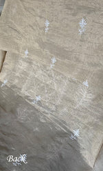 将图像加载到图库查看器中， Women's Lakhnavi Handcrafted Tissue Chanderi Unstitched Chikankari Kurta And Dupatta Set - HONC0328099