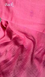 Load image into Gallery viewer, Women&#39;s Lakhnavi Handcrafted Mul Chanderi Unstitched Kurta And Dupatta Set- HONC0303407
