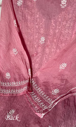 Load image into Gallery viewer, Women&#39;s Lakhnavi Handcrafted Mul Chanderi Semi - Stitched Anarkali And Dupatta Set - HONC0304463
