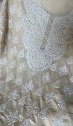 Load image into Gallery viewer, Women&#39;s Lakhnavi Handcrafted Cotton Chikankari Suit Material - HONC0264504
