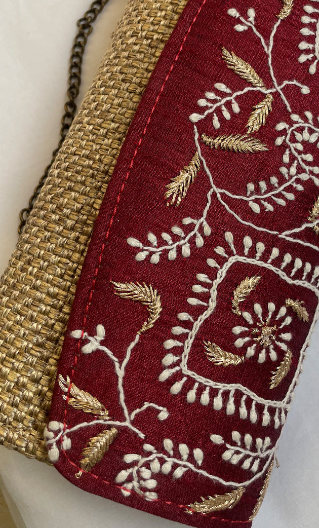 Chikankari Clutch Bag - HONC0310078