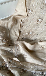 将图像加载到图库查看器中， Women&#39;s Lakhnavi Handcrafted Munga Silk Semi - Stitched Chiankari Anarkali  And Dupatta Set- HONC0323249
