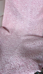 Load image into Gallery viewer, Women's Lakhnavi Handcrafted Unstitched Cotton Chikankari Suit Material - HONC0350260