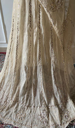 Load image into Gallery viewer, Women's Lakhnavi Handcrafted Bridal Tissue Chanderi Chikankari Lehenga Set - HONC0353217