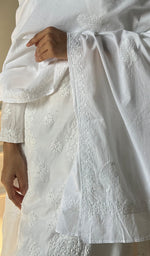 Load image into Gallery viewer, Women&#39;s Lucknowi Handcrafted Cotton Chikankari Stoles - HONC0198480
