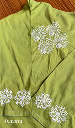 Load image into Gallery viewer, Women&#39;s Lucknowi Handcrafted Cotton Chikankari Kurti - HONC0301053
