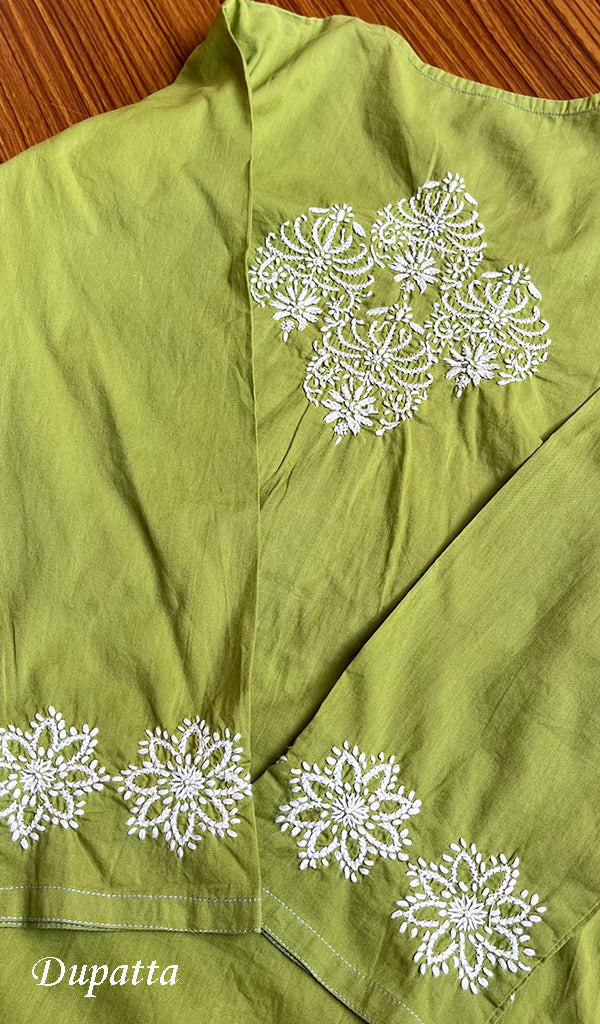 Women's Lucknowi Handcrafted Cotton Chikankari Kurti - HONC0301053