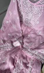 将图像加载到图库查看器中， Sehmat Women&#39;s Lakhnavi Handcrafted Kota Cotton  Semi -Stitched Angrakha And Dupatta Set- HONC0301719
